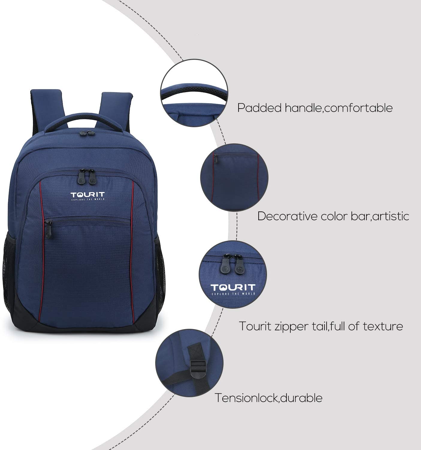 DetallesTourit mochila termica aislamiento de cuco